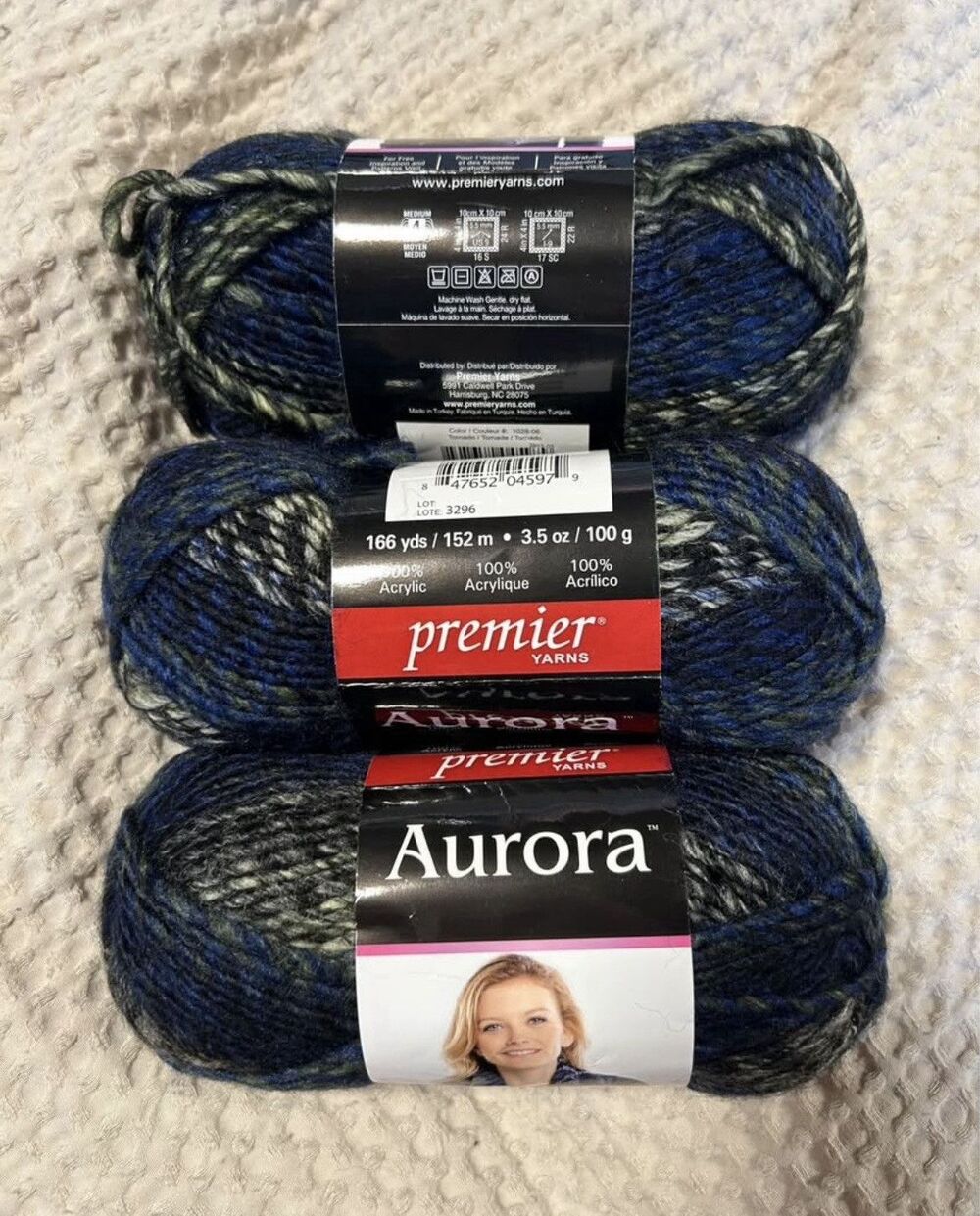 Premier Aurora in color Tornado – 3 Skeins